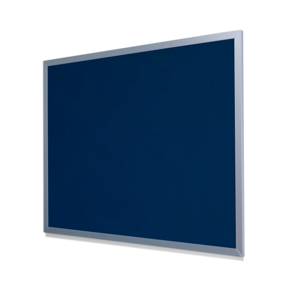 2214 Blue Berry Colored Cork Forbo Bulletin Board with Light Aluminum Frame